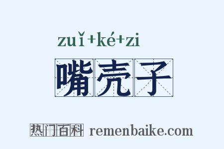 嘴壳子是什么意思的图片